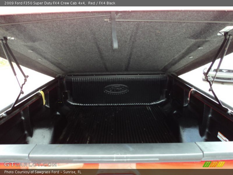 Red / FX4 Black 2009 Ford F350 Super Duty FX4 Crew Cab 4x4