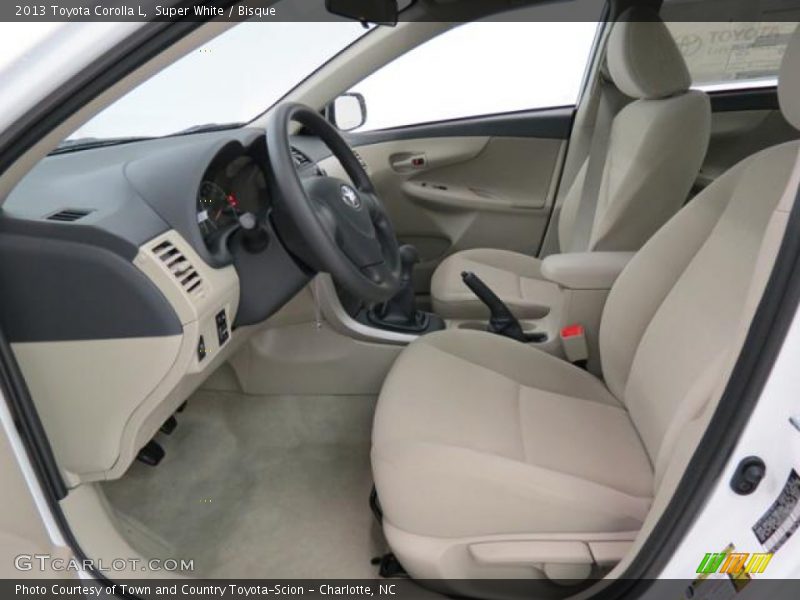 Super White / Bisque 2013 Toyota Corolla L