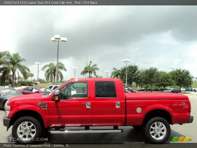  2009 F350 Super Duty FX4 Crew Cab 4x4 Red
