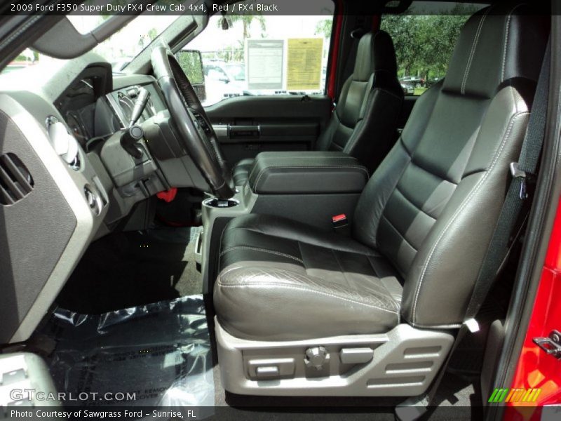 Front Seat of 2009 F350 Super Duty FX4 Crew Cab 4x4