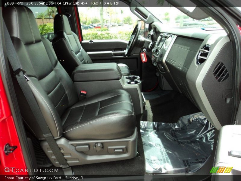 Front Seat of 2009 F350 Super Duty FX4 Crew Cab 4x4