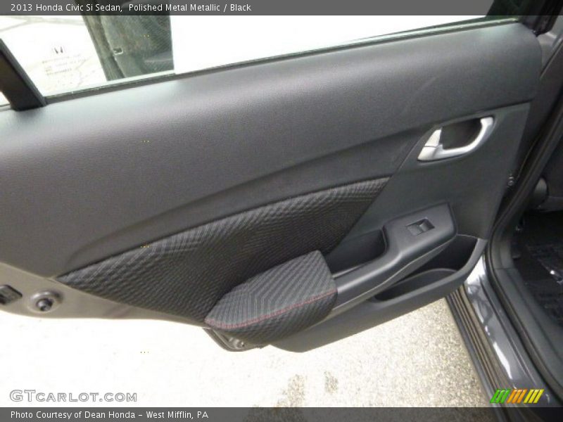 Polished Metal Metallic / Black 2013 Honda Civic Si Sedan