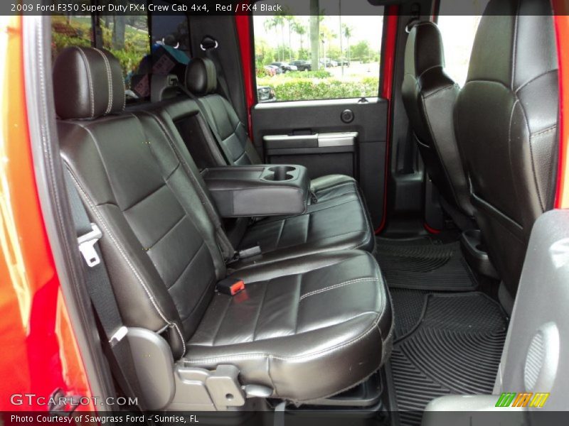 Rear Seat of 2009 F350 Super Duty FX4 Crew Cab 4x4