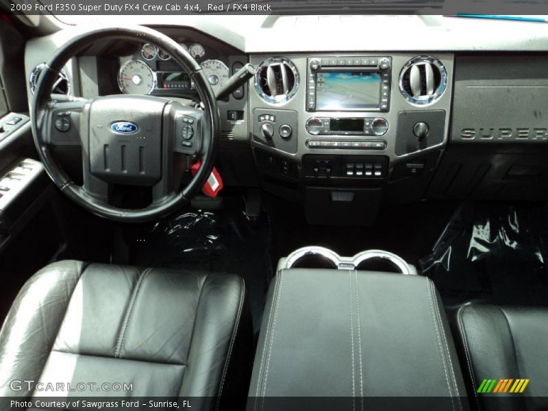 Dashboard of 2009 F350 Super Duty FX4 Crew Cab 4x4