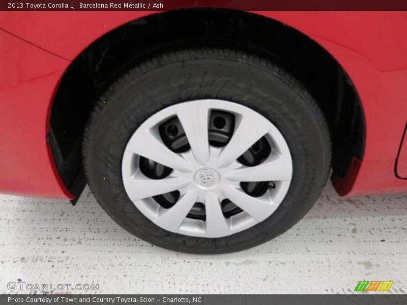 Barcelona Red Metallic / Ash 2013 Toyota Corolla L