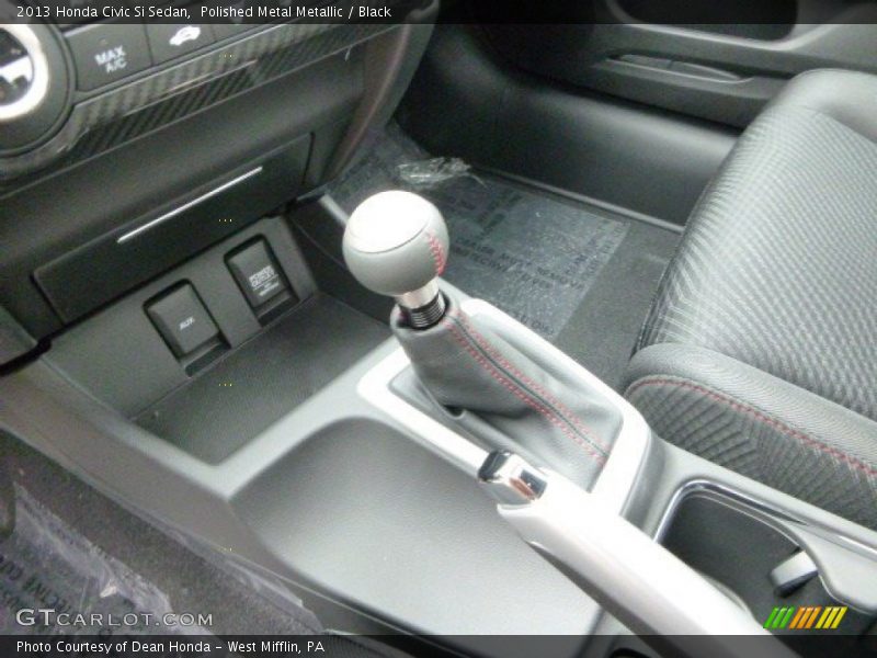 Polished Metal Metallic / Black 2013 Honda Civic Si Sedan