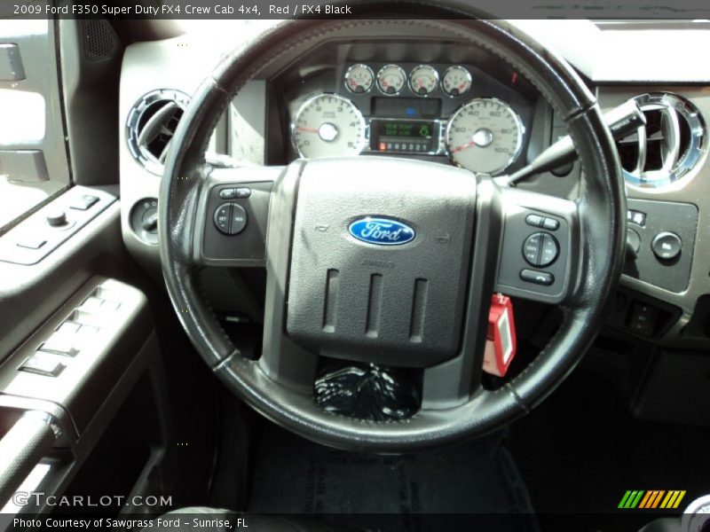  2009 F350 Super Duty FX4 Crew Cab 4x4 Steering Wheel