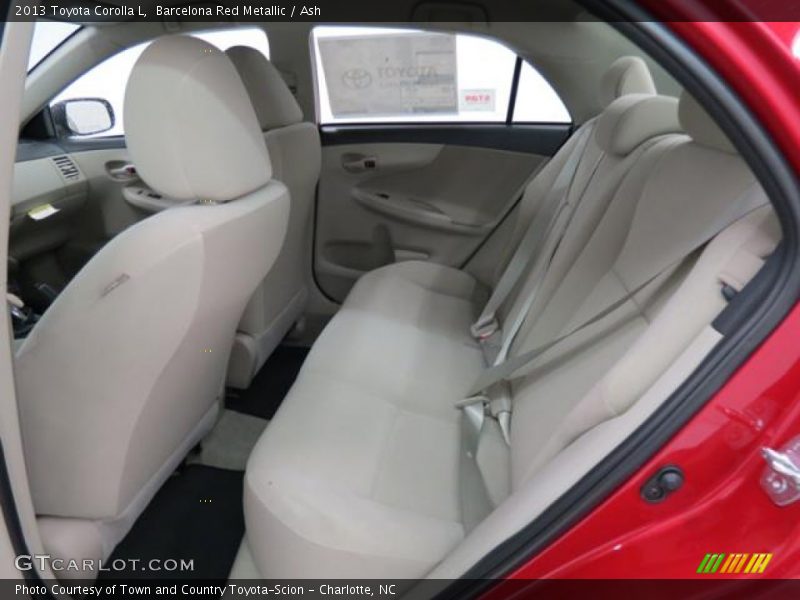 Barcelona Red Metallic / Ash 2013 Toyota Corolla L