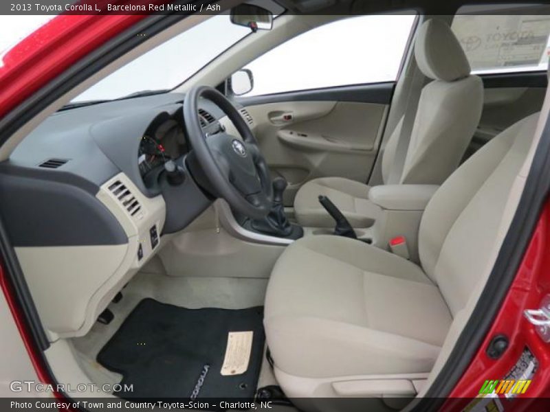 Barcelona Red Metallic / Ash 2013 Toyota Corolla L