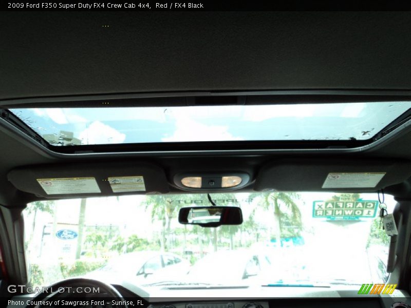 Red / FX4 Black 2009 Ford F350 Super Duty FX4 Crew Cab 4x4