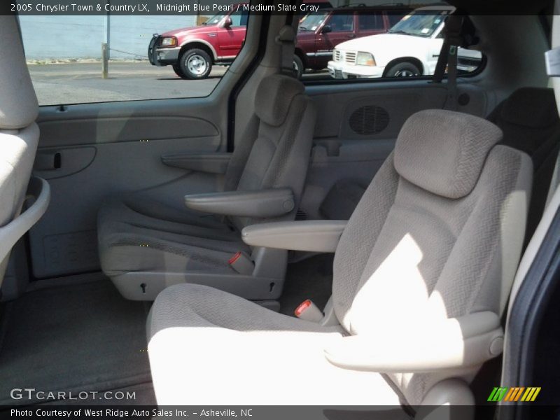 Midnight Blue Pearl / Medium Slate Gray 2005 Chrysler Town & Country LX
