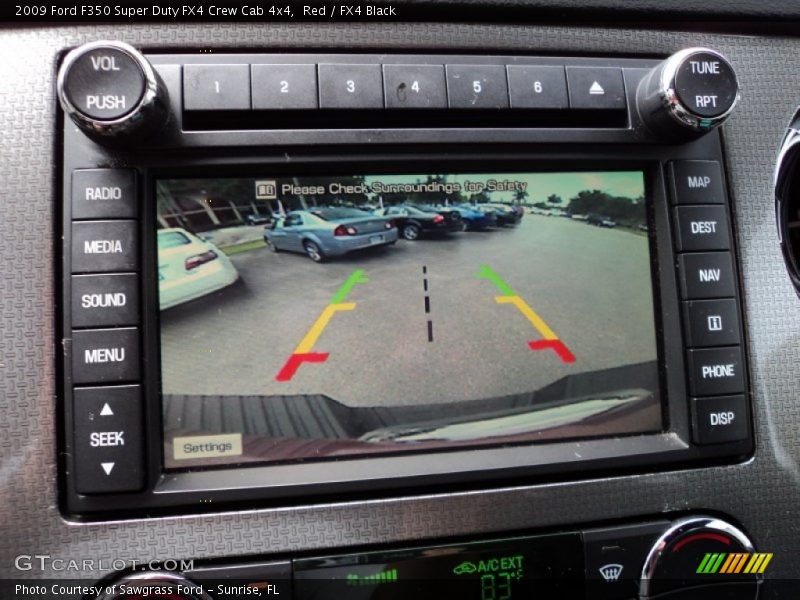 Red / FX4 Black 2009 Ford F350 Super Duty FX4 Crew Cab 4x4