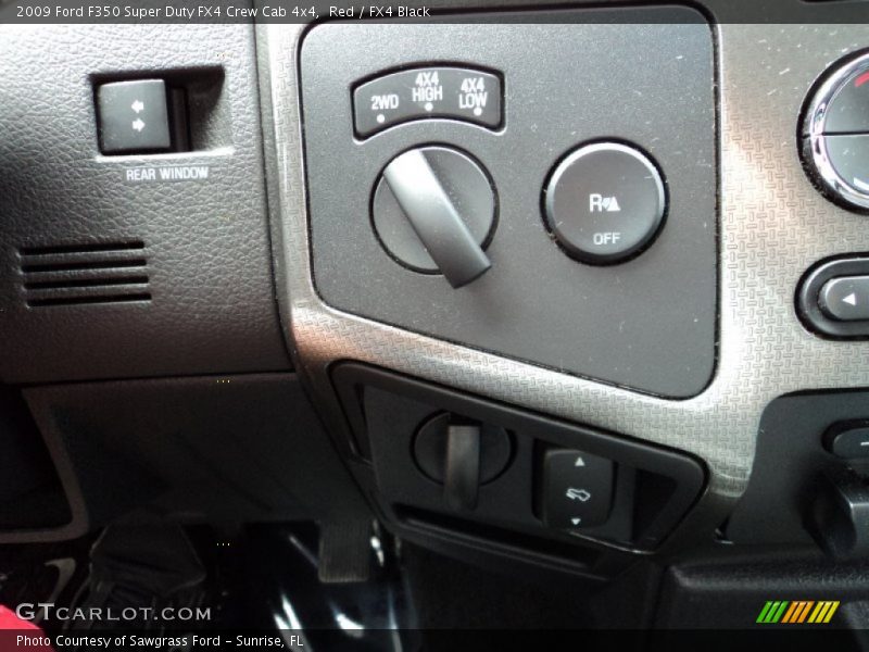 Red / FX4 Black 2009 Ford F350 Super Duty FX4 Crew Cab 4x4