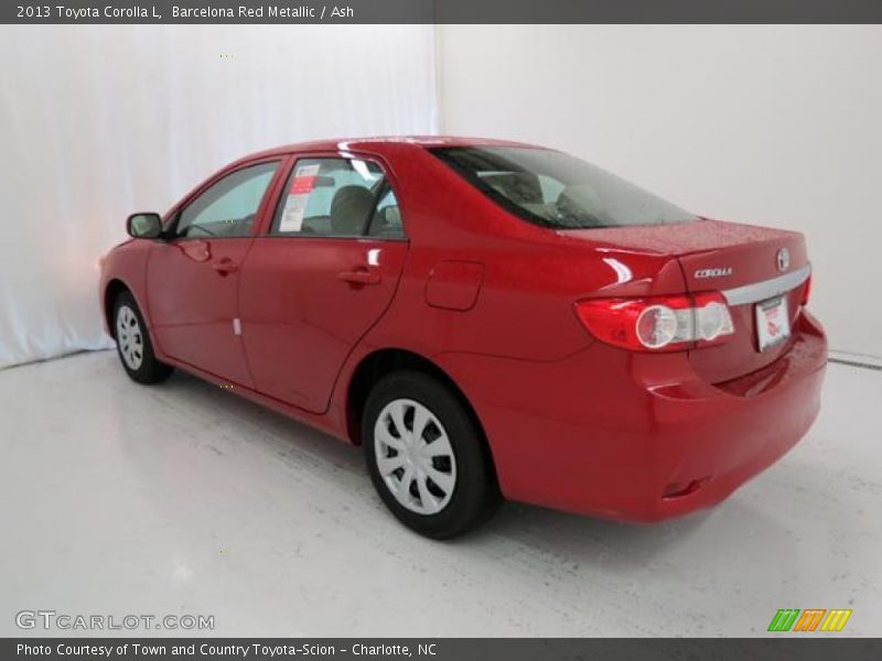 Barcelona Red Metallic / Ash 2013 Toyota Corolla L