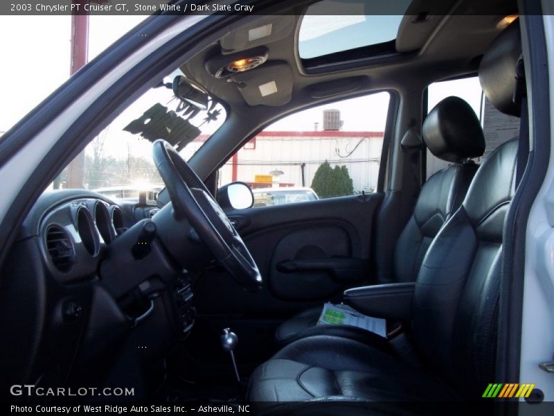 Stone White / Dark Slate Gray 2003 Chrysler PT Cruiser GT