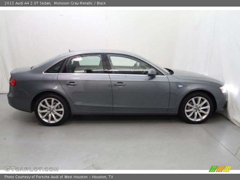 Monsoon Gray Metallic / Black 2013 Audi A4 2.0T Sedan