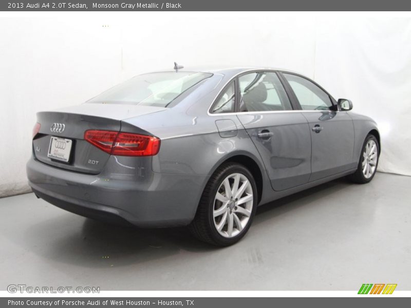 Monsoon Gray Metallic / Black 2013 Audi A4 2.0T Sedan
