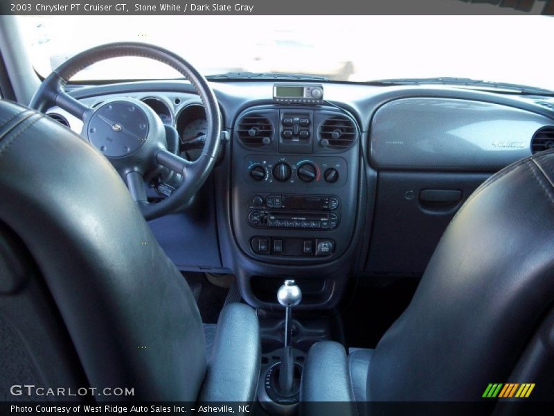Stone White / Dark Slate Gray 2003 Chrysler PT Cruiser GT