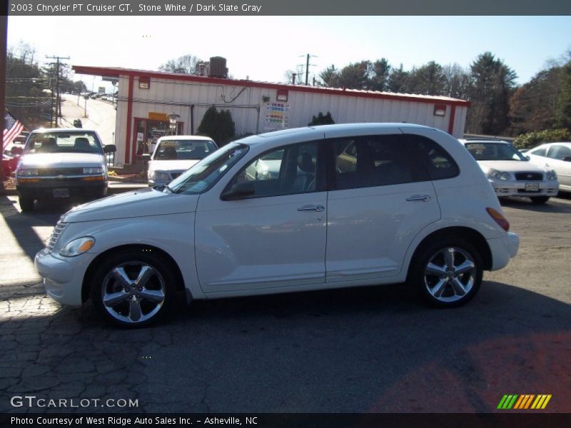Stone White / Dark Slate Gray 2003 Chrysler PT Cruiser GT