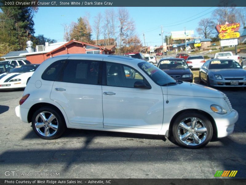Stone White / Dark Slate Gray 2003 Chrysler PT Cruiser GT