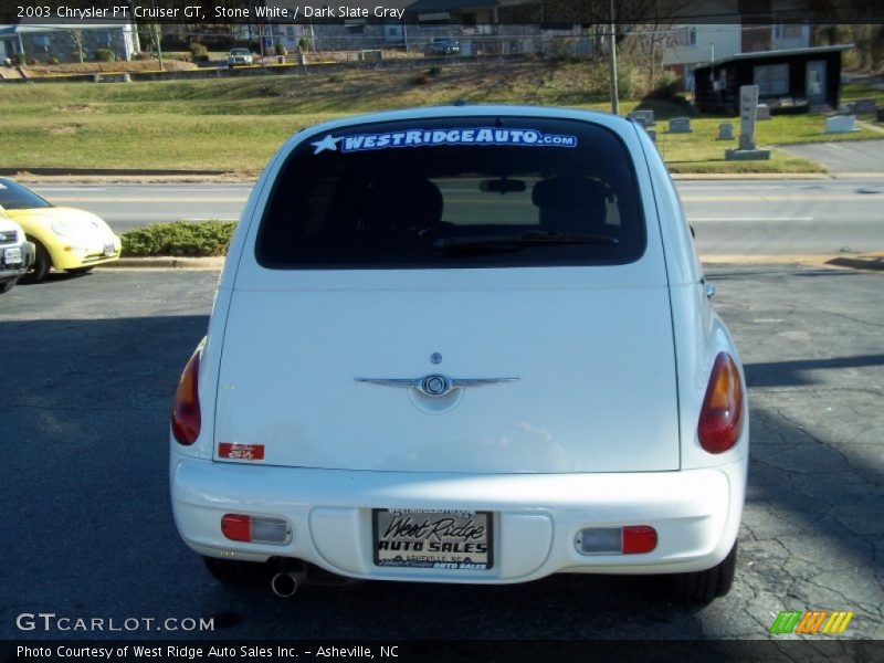 Stone White / Dark Slate Gray 2003 Chrysler PT Cruiser GT