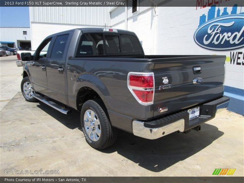 Sterling Gray Metallic / Steel Gray 2013 Ford F150 XLT SuperCrew