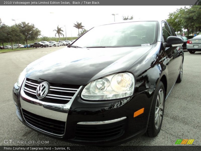 Black / Titan Black 2010 Volkswagen Jetta Limited Edition Sedan
