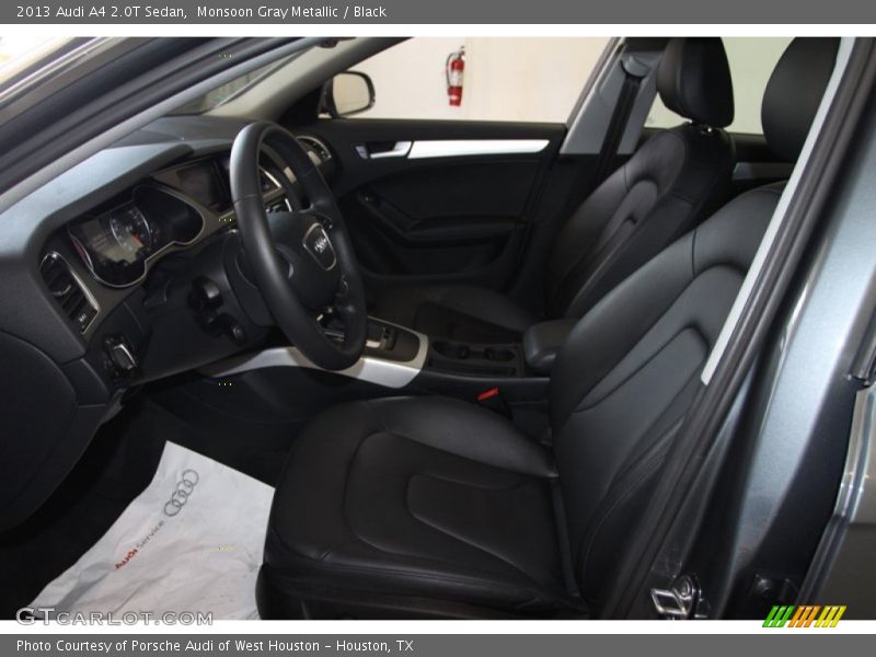 Monsoon Gray Metallic / Black 2013 Audi A4 2.0T Sedan