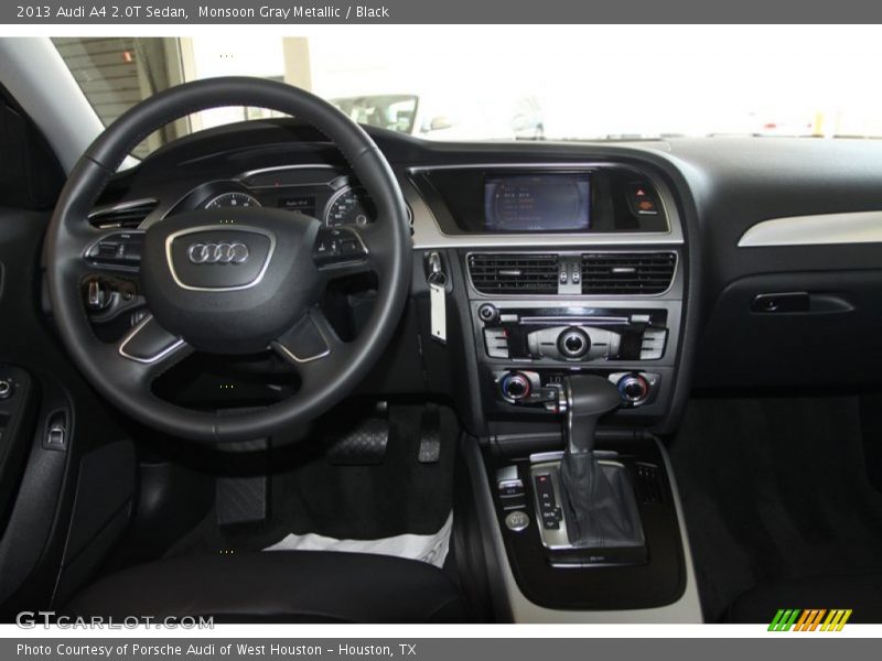 Monsoon Gray Metallic / Black 2013 Audi A4 2.0T Sedan