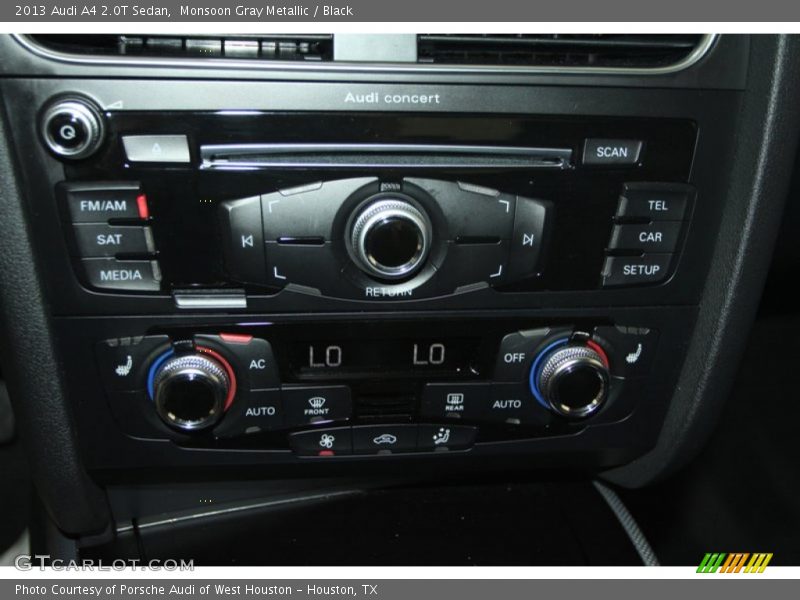 Monsoon Gray Metallic / Black 2013 Audi A4 2.0T Sedan