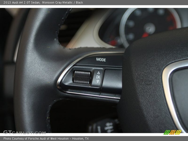 Monsoon Gray Metallic / Black 2013 Audi A4 2.0T Sedan