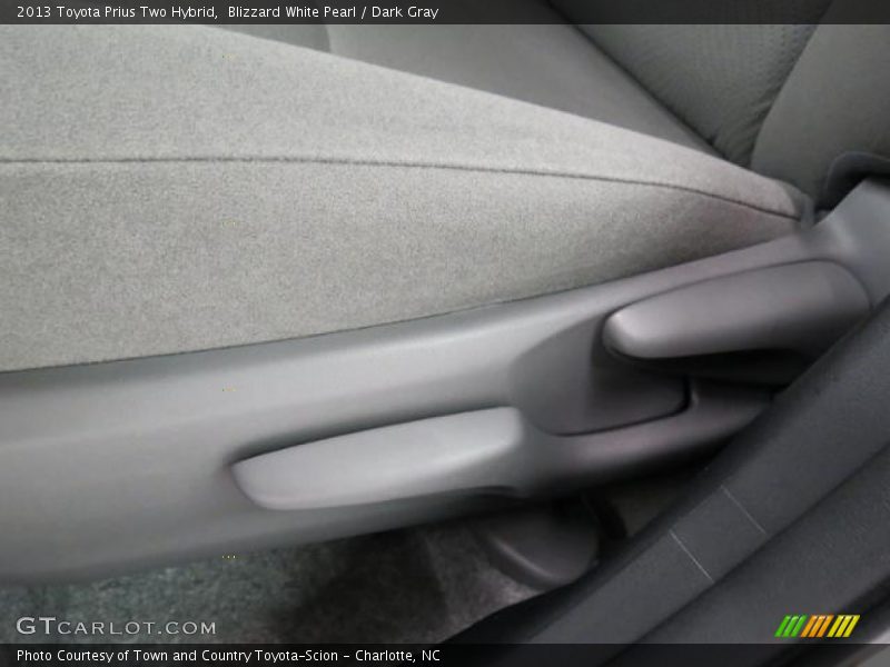 Blizzard White Pearl / Dark Gray 2013 Toyota Prius Two Hybrid