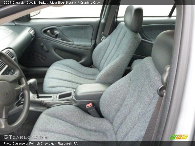 Ultra Silver Metallic / Graphite Gray 2005 Chevrolet Cavalier Sedan