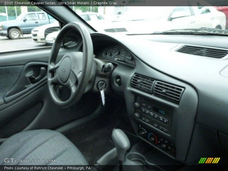Ultra Silver Metallic / Graphite Gray 2005 Chevrolet Cavalier Sedan