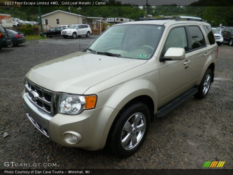 Gold Leaf Metallic / Camel 2010 Ford Escape Limited 4WD