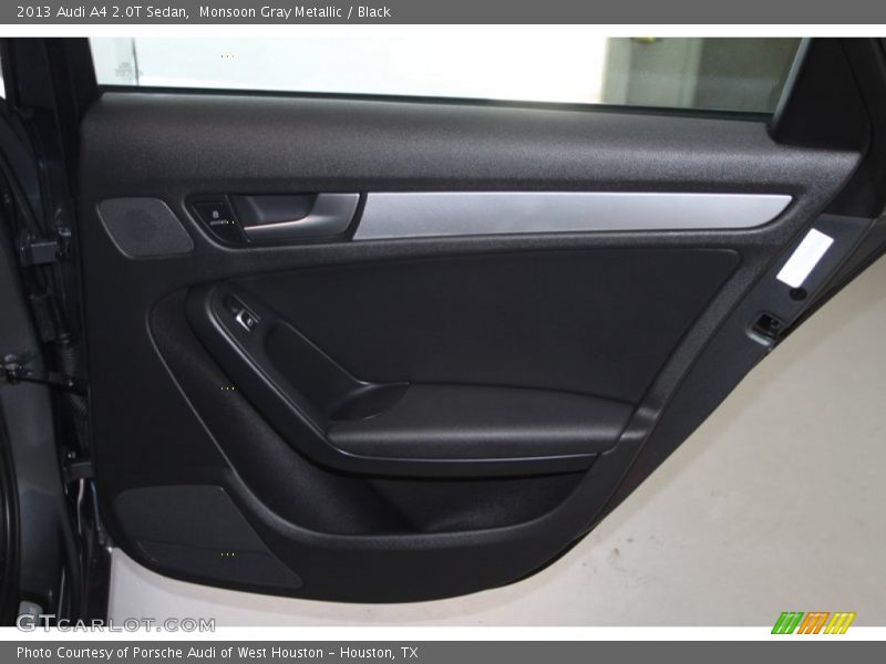 Monsoon Gray Metallic / Black 2013 Audi A4 2.0T Sedan