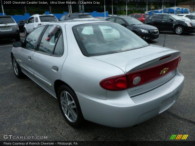 Ultra Silver Metallic / Graphite Gray 2005 Chevrolet Cavalier Sedan