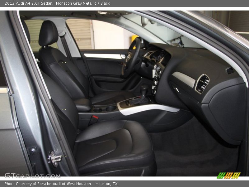 Monsoon Gray Metallic / Black 2013 Audi A4 2.0T Sedan