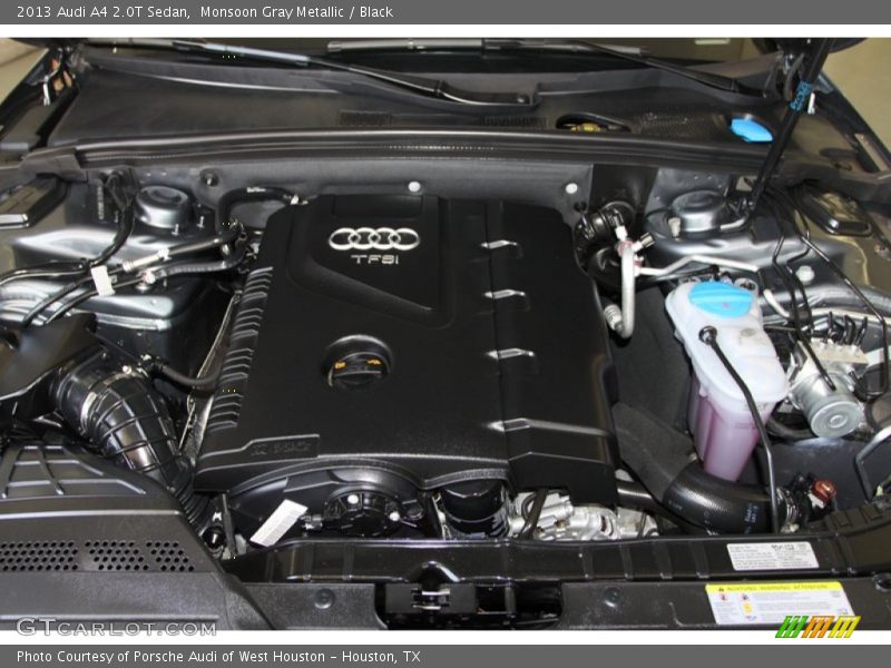 Monsoon Gray Metallic / Black 2013 Audi A4 2.0T Sedan