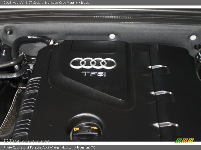 Monsoon Gray Metallic / Black 2013 Audi A4 2.0T Sedan