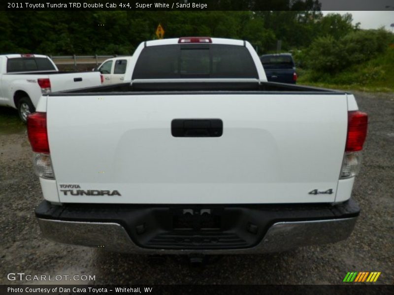 Super White / Sand Beige 2011 Toyota Tundra TRD Double Cab 4x4