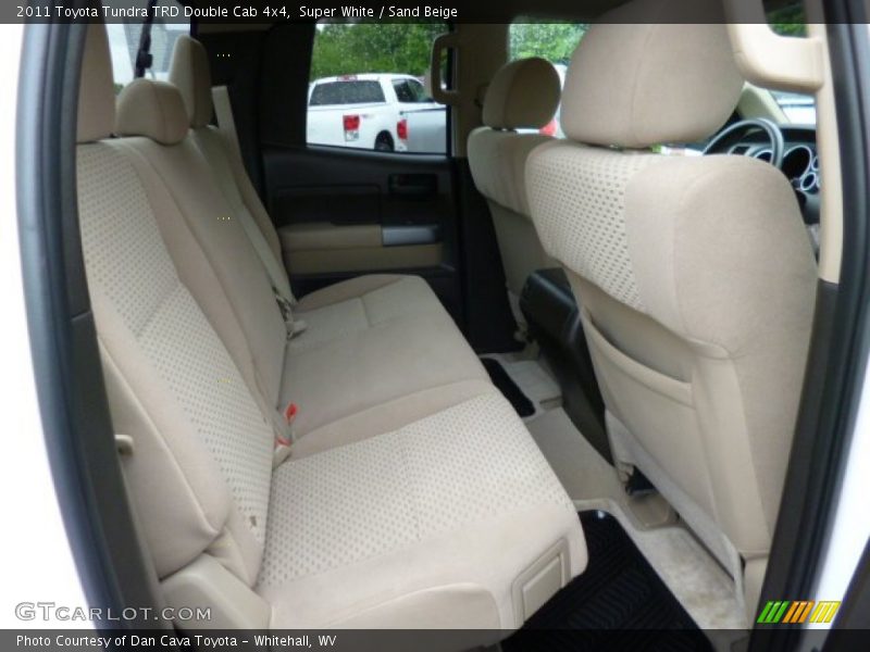 Super White / Sand Beige 2011 Toyota Tundra TRD Double Cab 4x4