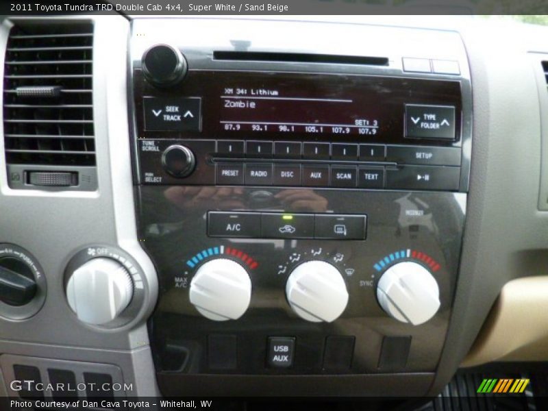 Super White / Sand Beige 2011 Toyota Tundra TRD Double Cab 4x4