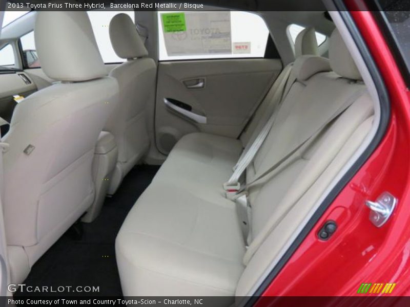 Barcelona Red Metallic / Bisque 2013 Toyota Prius Three Hybrid