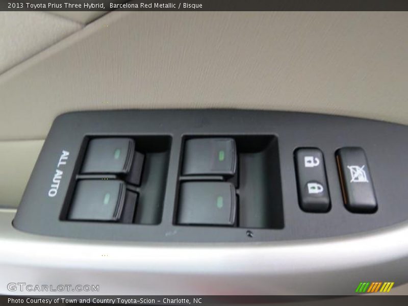 Barcelona Red Metallic / Bisque 2013 Toyota Prius Three Hybrid