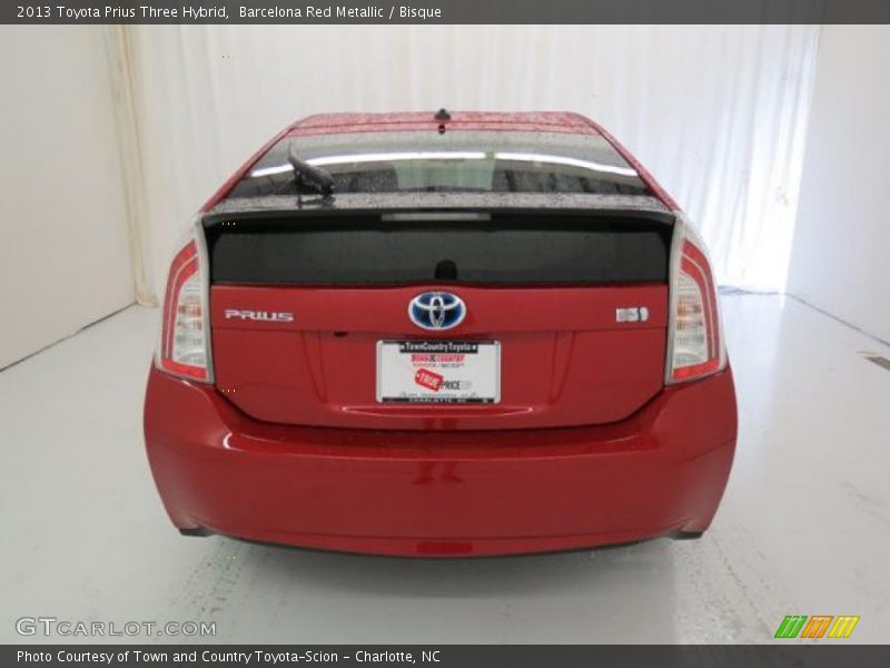 Barcelona Red Metallic / Bisque 2013 Toyota Prius Three Hybrid