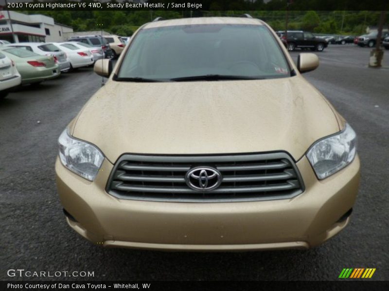Sandy Beach Metallic / Sand Beige 2010 Toyota Highlander V6 4WD