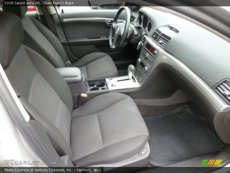 Silver Pearl / Black 2008 Saturn Aura XR