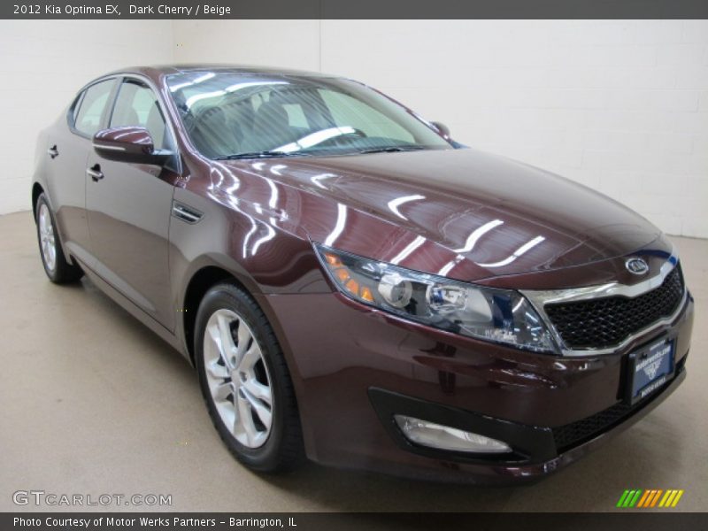 Dark Cherry / Beige 2012 Kia Optima EX