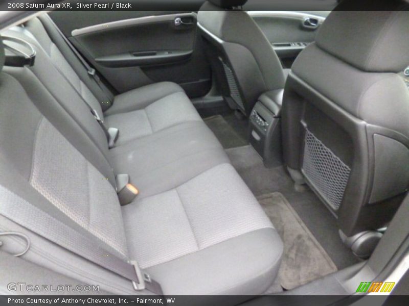 Silver Pearl / Black 2008 Saturn Aura XR